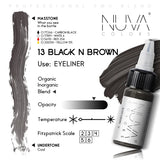 Eyeliner Pigments | Nuva Colors - 13 Black n Brown