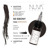 PMU Brow Pigments Nuva Colors Ebony