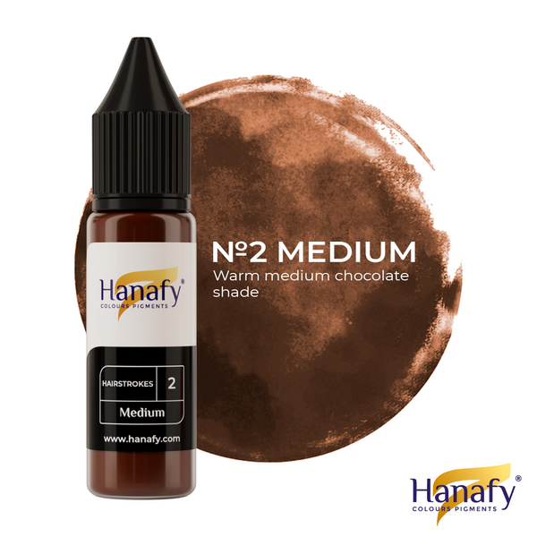 Brow Pigments | Hanafy Hairstrokes - No.2 Medium