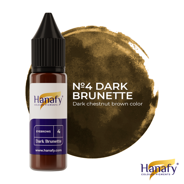 Brow Pigments | Hanafy - Dark Brunette No.4