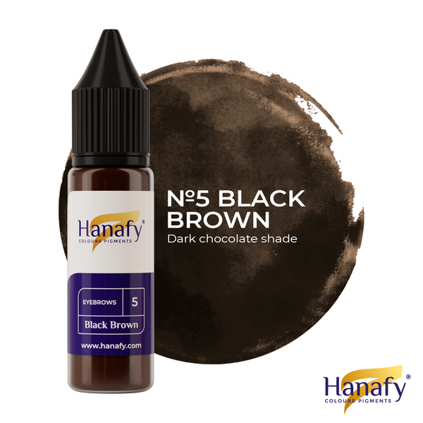 Brow Pigments | Hanafy - Black Brown No.5