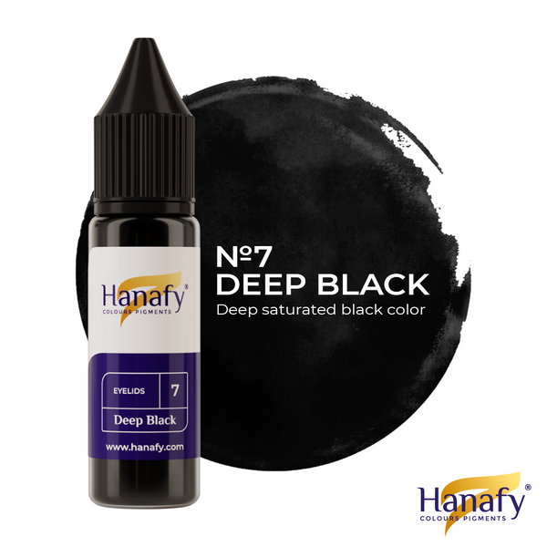 Eyeliner Pigments | Hanafy - Deep Black No.7