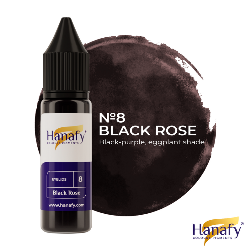 Eyeliner Pigments | Hanafy - Black Rose No.8