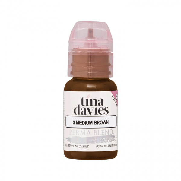 Tina Davies Perma Blend Medium brown Brow Pigment