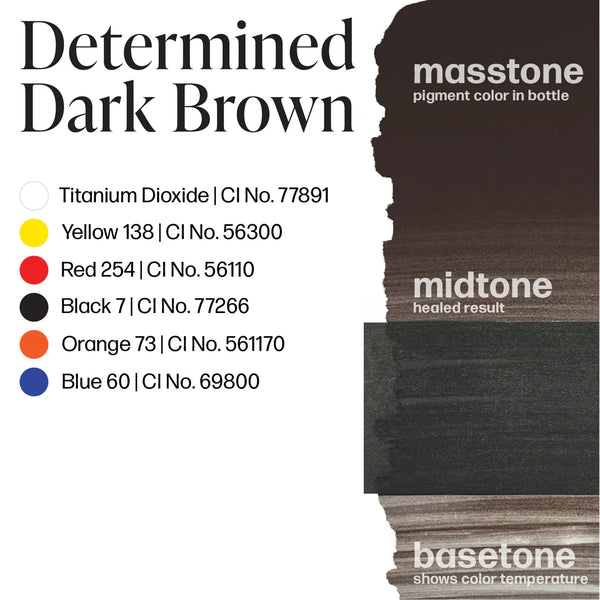 Determined Dark Brown