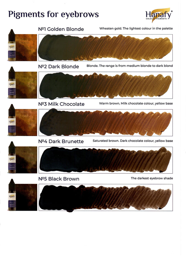 Brow Swatches Hanafy 