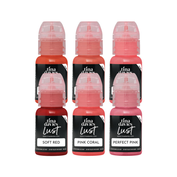 I Love Ink Lip Blush Pigments | Tina Davies I Love Ink Lust Set by Perma Blend ...